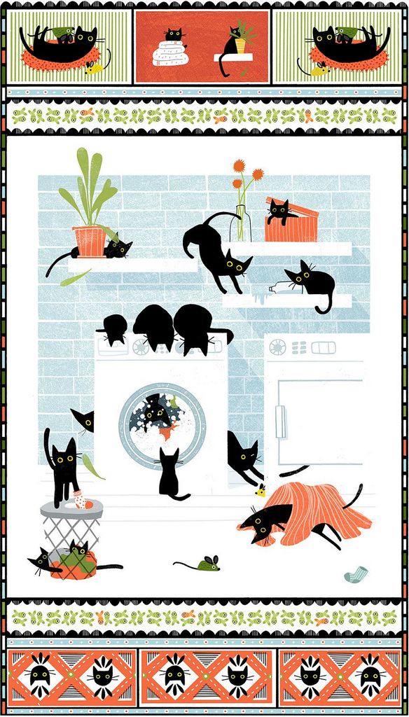 Dear Stella Cats In The Laundry