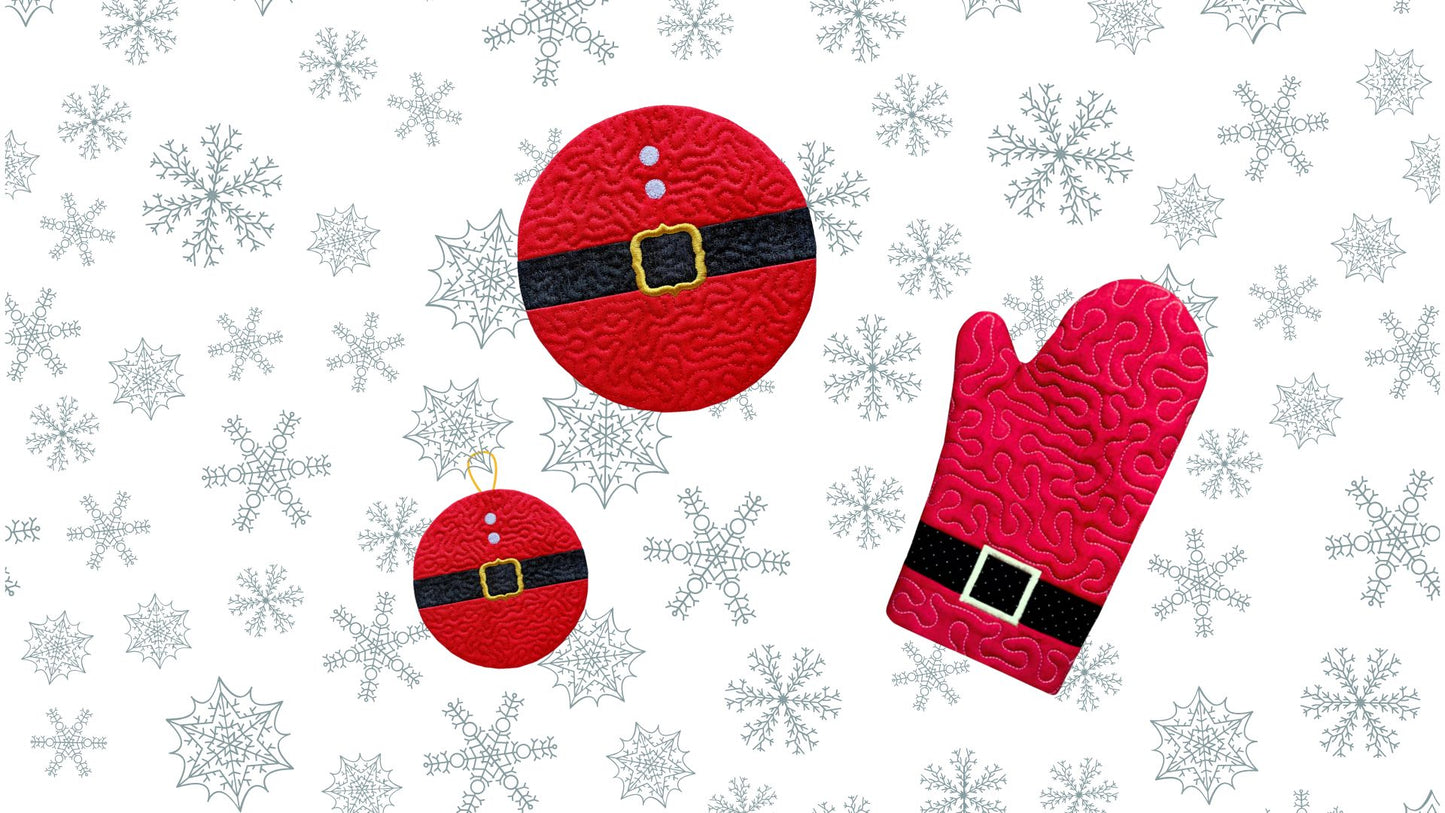 Santa Christmas Embroidery Kit