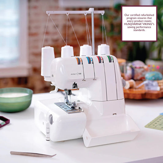 HUSQVARNA® VIKING® AMBER S|100 Overlock Machine