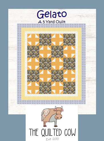 Gelato Quilted Cow Pattern