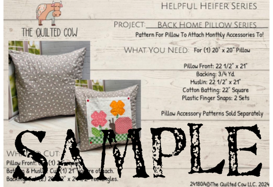 Back Home Pillow Series 2025