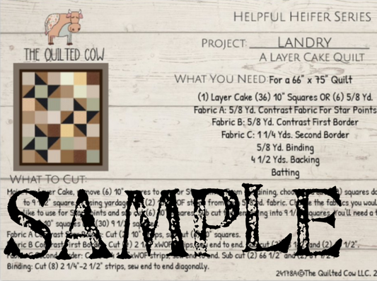 HH Landry Layer Cake Quilt