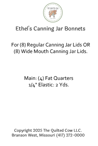 Ethel's Canning Jar Bonnets