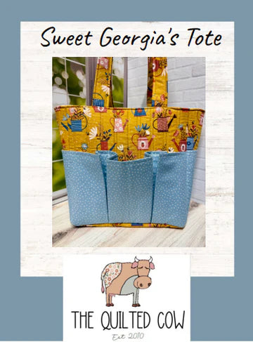 Sweet Georgia Tote Quilted Cow Pattern