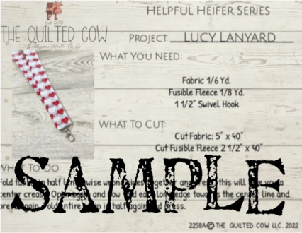 Helpful Heifer Lucy Lanyard