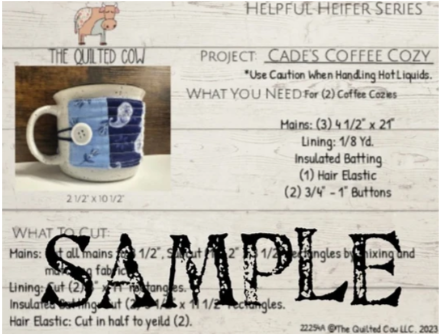 Helpful Heifer Cade's Coffee Cozy Kit