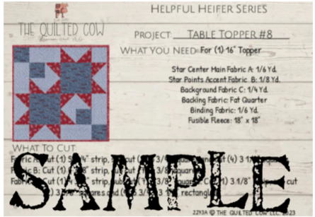 HH Table Topper #8