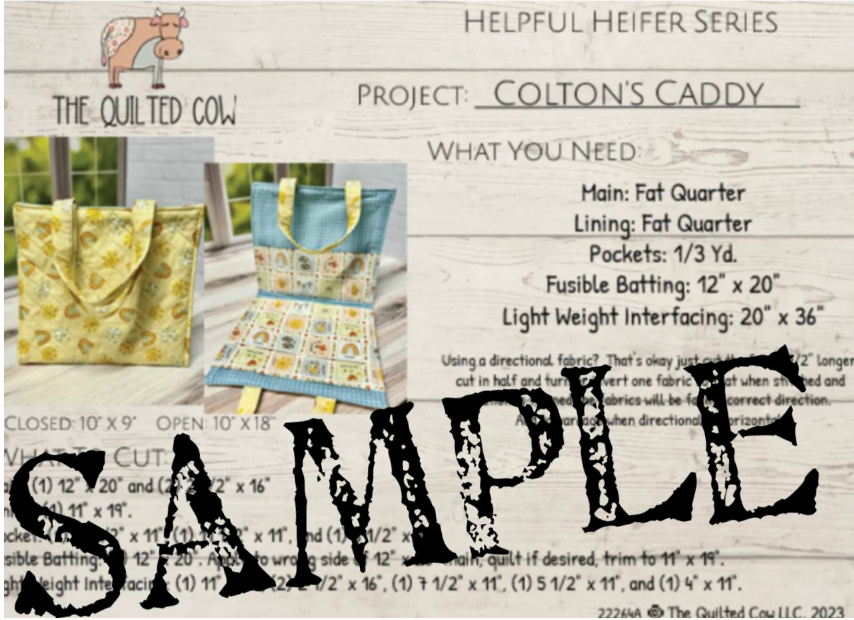Helpful Heifer Colton's Caddy Kit