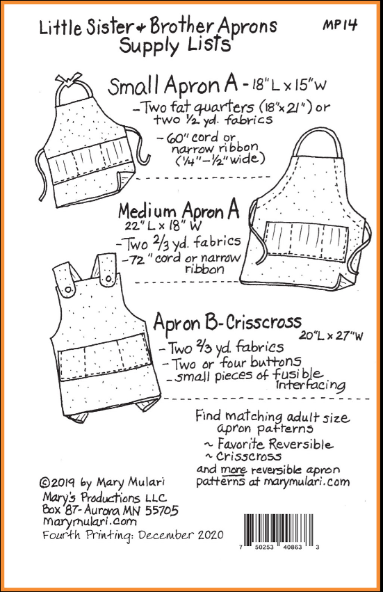 Little Sister & Brother Apron