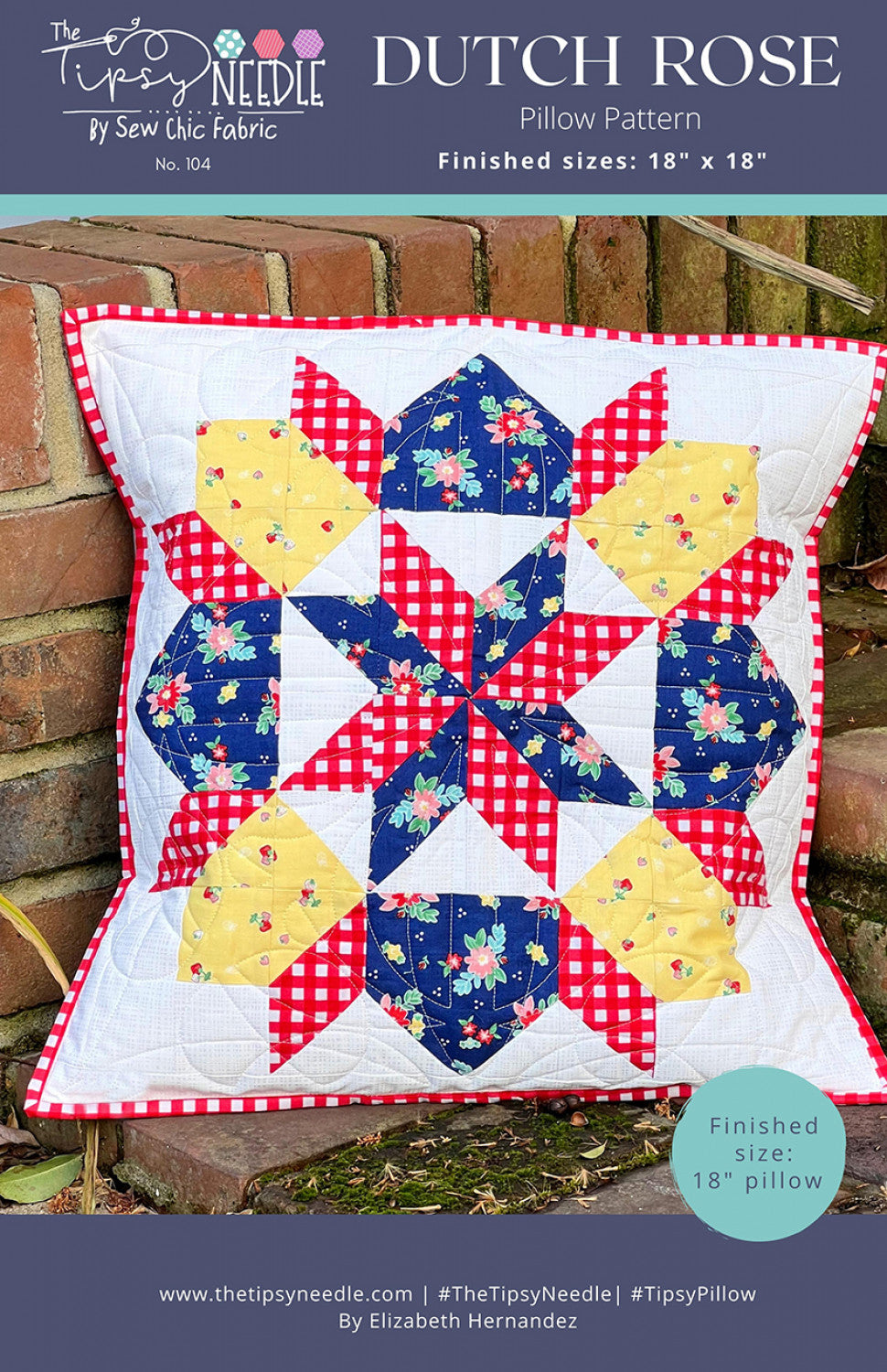 Dutch Rose Pillow