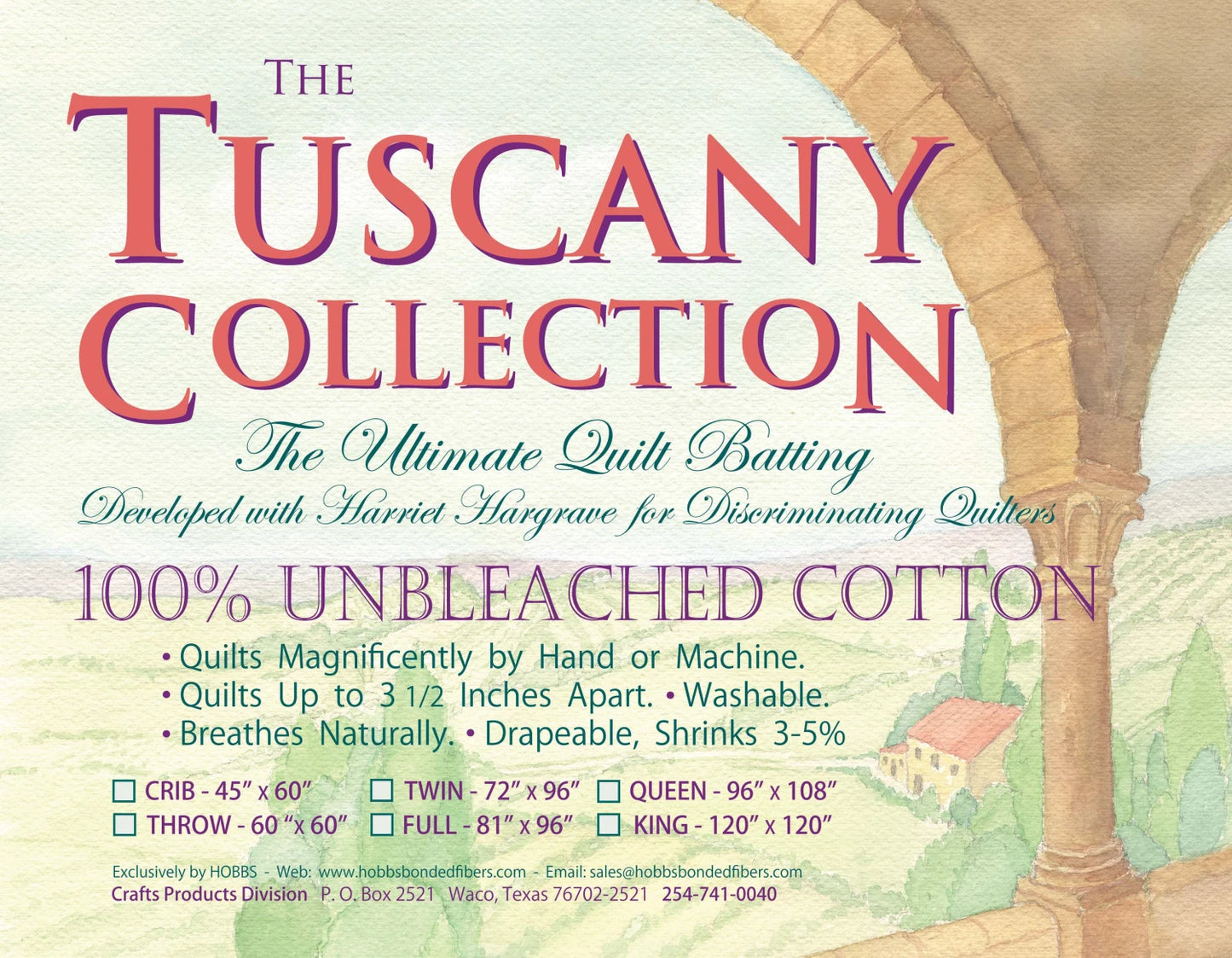 Tuscany Collection Batting