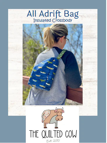 All Adrift Bag Quilted Cow Pattern