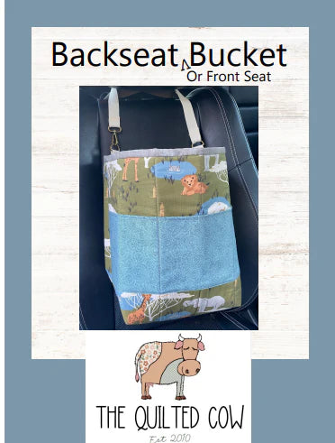 Backseat Bucket Quilted Cow Pattern