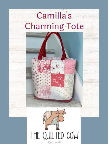 Camilla's Charming Tote Quilted Cow Pattern