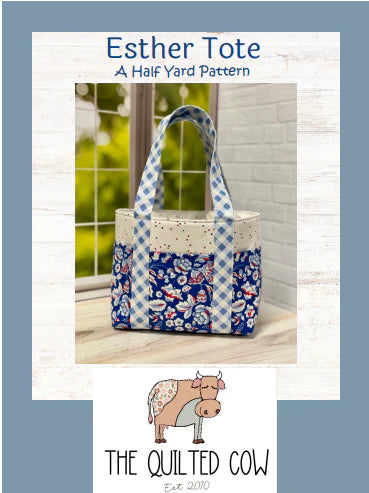 Esther Tote Quilted Cow Pattern
