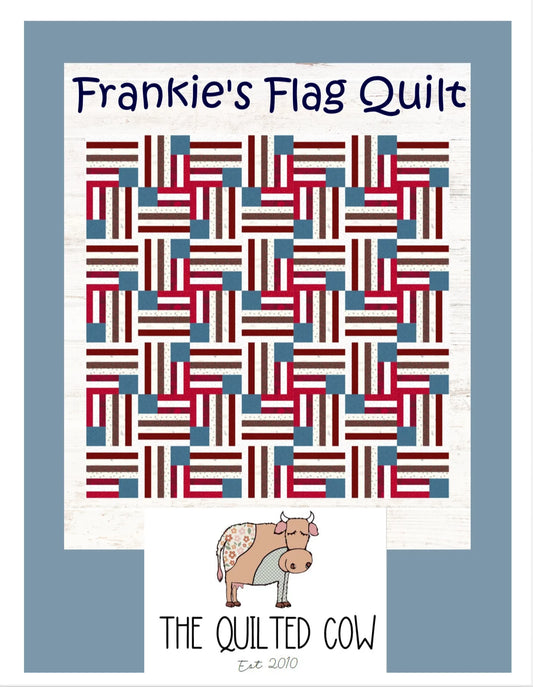 Frankie's Flag Quilted Cow Pattern