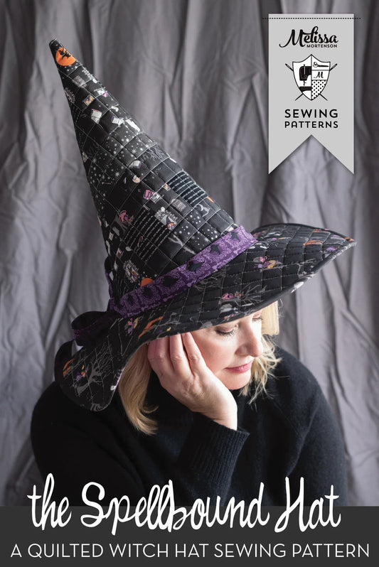 The Spellbound Quilted Witch Hat Sewing Pattern