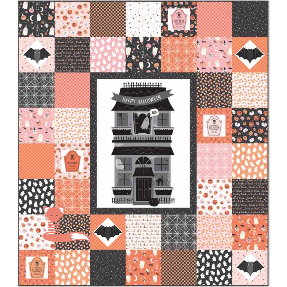 Happy Halloween Quilt Kit