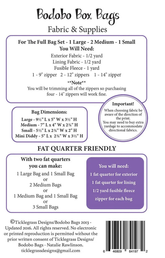 Bodobo Box Bags
