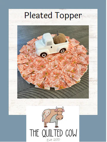 Pleated Topper Quilted Cow Pattern